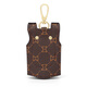 Mashalanti Key Sac pour les femmes clés de voiture de voiture pour femmes Mini Geste Taist Keychain Bag cadeau d'anniversaire pour la mère et la femme Dark Brown