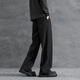 
SWAMP AREA three-book pendant trousers men's spring and summer thin straight-leg pants high-end casual suit pants KS22 black L