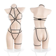 Yiqingyao [livraison confidentielle] Pyjamas sexy de jeu de rôle pour hommes pour la tentation sexe string à trois points exposés à un poitrine SM couple existant extérieur date 2024 Nouveau couple sexy