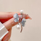 MU Qian 925 Silberohrringe Imitation Perlenohrringe Temperament High-End Ohrringe 2025 Neue Ohrknopf Frauenohrringe Nischendesign Schmetterlings Perle
