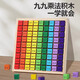 Xinchen Toys Toys Wooden 99 Стол умножения детские образовательные игрушки раннее образование строительные блок Умножения Формула Учебное пособие Совет по усыновляющему плате (цветовая коробка