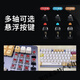 罗技（Logitech）K845有线机械键盘 青红茶轴电脑电竞游戏打字办公PBT客制键帽电竞游戏急停机械键盘 罗技K845-【黄白键帽】+罗技大桌垫 青轴-【打字办公选择】 x 否 x 104键 x