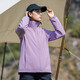 西域骆驼 VANCAMEL加绒风衣男女休闲短外套加厚工装夹克软壳登山服保暖单层冲锋衣冬 9930S香芋紫-女【纯色】 L