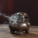Auspicious beast Suanni plate incense burner alloy antique furnace indoor incense burner home decoration creative ornaments craft gifts antique style Suanni plate incense burner