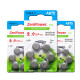 Sijia hearing aid zinc air button battery electronic A10 original A13 to force A312 long sound A675 accessories ZeniPower13 [1 board 6]