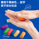 Deli 24 color antibacterial color mud set Handmade DIY clay toys kindergarten clay storage tool box plasticine Children's birthday graduation gift pink