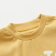 Tongtai (TONGTAI) baby suit spring and autumn men's and women's baby clothes and pants casual outing children's round neck tops and trousers yellow 100cm