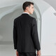 Angel Bird Business Formal Men's Suit (Top) Groom Wedding Suit KEBB241001U Black 48A