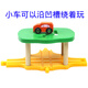 Jiuxu Meng hölzerne Zugspurspielzeug Toys Holzoote und kleine Zugbausteine versammelten Holzspuren Kinderpädagogische Holzzubehör 2 mittlere und geradlinige Spuren offizieller Standard