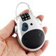 Auburn retractable steel cable padlock password lock gym helmet lock anti-theft window lock ski lock 108 silver