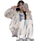 
Yalu pajamas for women in autumn and winter plus velvet thickened coral velvet long sleeves warm and sweet flannel home clothing set LL-679 M [75-100Jin [Jin equals 0.5 kg]]