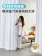 Yuan Yile beauty salon bed special light-impermeable U-shaped partition curtain room partition bedroom curtain Internet celebrity curtain blocking golden U-shaped rod + hook + beige gauze curtain set 82.3 meters long U-shaped rod