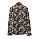 
OIMGbeyond Wong Ka Kui floral clothes shirt slim-fit retro Hong Kong style men's fashionable long-sleeved shirt jacket No. 1 color 1049 5XL175-190Jin [Jin equals 0.5 kg]