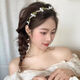 Bai Qixin's elegant lily of the valley flower headband, Chinese style forest fairy retro tassel headband, high-end exquisite flower headband, lily of the valley flower headband