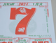 Old Almanac 2024 genuine Almanac Hong Kong version home wall hanging Hong Kong version hand-teared calendar calendar custom advertising logo big 8 open 3524 loli fan)