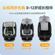 Asiento de seguridad infantil de Zhongba (Zhongba) para el automóvil de 0 a 12 años de edad, girando 360 grados, cojín de asiento de bebé conveniente