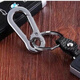 Runhuanian Key Chain New Key Chain Men and Women Couples Seamless Pendant with Round Color Solid Color Personality Simple Thickened Minimalist and Elegant [Modern Simple] Key Chain 1/*