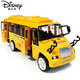 Disney (Disney) large school bus bus toy car boys and children bus car model 2 babies 4 children 3-5 years old 6 upgraded key extra large school bus + sound and light red and green