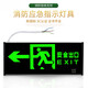 Gongma New National Standard Safety Exit Sign LED Fire Emergency Light Plug-in Emergency Evacuation Escape Channel Sign Light New National Standard Plug Type-Single-sided Safety Exit-