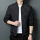 
Jinba middle-aged and young spring men's jacket spring and autumn 2024 new middle-aged dad casual jacket K12123 dark green 2XL 185
