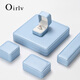 
Duobaoni Jewelry Box High-end Rounded PU Leather Ring Box Bracelet Pendant Earring Box Gift Jewelry Packaging Box Customized Logo Pendant Box-H15903