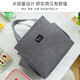 Mengting double-layer aluminum foil insulation bag for travel picnic bag lunch box lunch bag student bento bag waterproof thickened navy blue