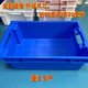 Pork cold storage special box commercial meat basket plastic basket rectangular cold storage freezing frame factory hotel transfer box fully sealed (length 60 width 40 height 20 cm) blue