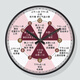 Pengchuang Light Welfare Ziwu Liuzhu Uhr Health Club Wanduhr Moderne Schönheitssalon Automatische Uhr A728 Schwarz [Radiowellenbewegung Automatische Zeit] 8 Zoll (Durchmesser 20 cm)