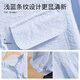
Cypress Striped Shirt 2025 Autumn New Women's Fashion Commuter Simple Slim Round Neck Casual Top