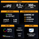 ASUS (ASUS) TUF XIAO Jingang 27 pouces 2k Monitor High-Rafresh E-Sports FASTIPS Afficher 0,3 ms Réponse intégrée Double haut-parleurs G-Sync 2K300Hz Lift VG27AQML5A Battle Kill 27