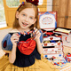 MOBEE Kinder Haarzubehör Geschenkbox Mädchen Geburtstag Geschenk 7-14 Jahre alt 8-12 Spielzeug High-End 6diy Juwely Box Hair Clip Geschenk