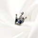 Kamalan (Kamalun) Crown Suit Brooch Men Men de poing d'usure formelle Collier Collier Bouton Collier Badge haut de gamme Accessoires