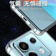 Dust card for Xiaomi Redmi Note13pro mobile phone case Redmi full-inclusive lens soft shell 5G new airbag anti-fall case transparent silicone protective case ultra-thin and simple men and women mobile phone case + tempered film New upgraded protection lens four corner airbag silicone soft shell