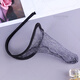 Lange Nacht lang sexy spitzen spitzen markless womb Unterwäsche Gürtel JJ Set Männer Tanga Frauen großer Kerl Sex C-Line Shorts Supplies Black Edge Gold Draht gleich groß