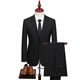 Ming Dianxing Half Linen Lined 100% Wool Suit Suit Men's Suit Suit Men's Business Formal Wedding Groom Light Luxury Black Suit+Trousers 175B Recommended 131-145Jin Jin is equal to 0.5 kg