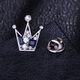 Kamalan (Kamalun) Crown Suit Brooch Men Men de poing d'usure formelle Collier Collier Bouton Collier Badge haut de gamme Accessoires