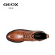 Geox Frauenschuhe 2025 Herbst Runde Zehenseite Zipper Casual und komfortable Martin -Stiefel D46WYG Hellbraun C6002 (Single) 36