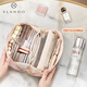 Weilando national style makeup bag new large capacity portable travel storage bag birthday gift for girlfriend sand pink