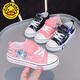 G.duck girls canvas shoes 2024 new spring versatile primary school student sneakers breathable children's cloth shoes soft sole girls shoes pink 28