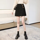 Shechi Xiaoxiangfeng skirt 2025 autumn new women's high waist covering crotch slimming short A-line skirt