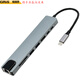 
GRIS USB 4000 Gigabit Network Card AQC113 Thunderbolt 4/3 Mobile Phone RTL8153B Driver-free 107 Gigabit 8156B Desktop 2.5G Server 8152B Optical Fiber AX88179 SR9900 Chip with PD Fast Charge Card Reader USB Expansion 8-in-1