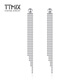 TTMIX Gypsophila pt950 platinum tassel earrings platinum earrings spring and summer long earrings for girlfriend 3.9-4.1g