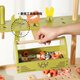 Burjuman Little Engineer Toy Wooden Repair Tools Toolbox Set Toy Toy Table Table Simulation House Player Great Green Desapsembly Tuerca Tuerca Tabla de color Pack] 695*30*97