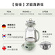 Buydeem health pot for home use can be reserved. Fully automatic bird's nest stewing pot. All-round steaming and stewing. Multi-function tea maker. Insulated all-glass constant-temperature boiling flower teapot. Holiday gift. Light fir green - single pot. K165 standard (including stew pot) 1.5L.