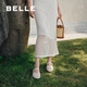 Belle (Belle) Regalo de San Valentín Chino Estilo de vacaciones Hollow Mary Jane Shoes Women 25 Summer New Breathable Sole Light Lox Shower D7Q1DBQ5 Beige 37 (235 mm)