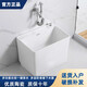 JOMOO Balcón Home Mop Piscina Cerámica de cerámica Mopla de baño Piscina Fregadero de jardín de baño de baño al aire libre J1047 (drenaje de una tecla en la mesa) 473340cm