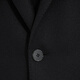 Lilang Light Fashion Men's Clothing [Far Infrared Warm] Woolen Coat Men's Long Knitted Wool Jacket Q4DYR204 Black M (165)