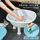 Meikejie butt washing artifact men's hemorrhoid basin free squatting bathtub women's special pregnant women's girls cleaning basin men's medicated bath thickened upgraded version blue model + thickened feet + drainage 2