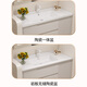 Kaixinuo Oak Hidden Feng Shui Mirror Bathroom Cabinet Integrated Ceramic Basin Cream Style Hand Washing Face Washstand Basin Cabinet Combination 80cm Hidden Feng Shui Mirror Cabinet + Installation