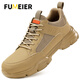 Fumeier Labour Protection Shoes Men's Summer Breathable Steel Bond Anti-Smash Anti-Puncture Ultralight Soft Sole Safety Construction Site Work Shoes F005 43